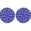 Blue Ka'i Petite Circle Earrings