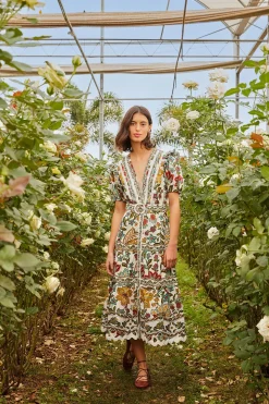 Botanicals Midi Dress
