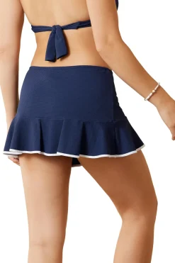 Cabana Flounce Skirted Bikini Bottom