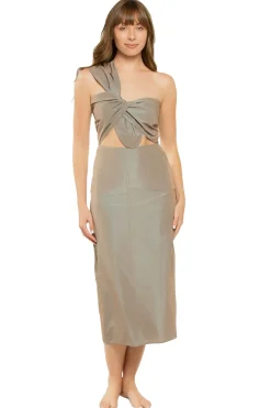 Carmela Asymmetrical Midi Dress