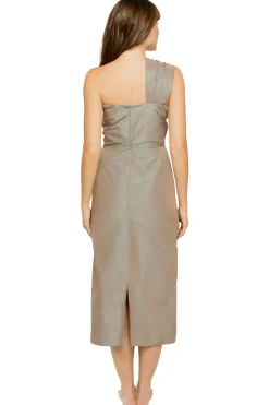 Carmela Asymmetrical Midi Dress