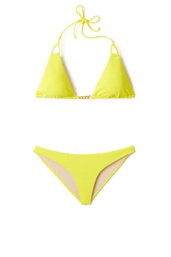 Chain Triangle Bikini Top