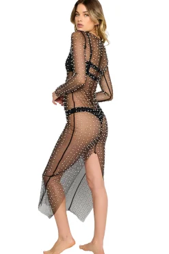 Champagne Nights Mesh Dress