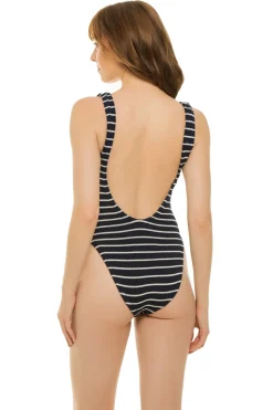 Classic Square Neck One Piece Swimsuit