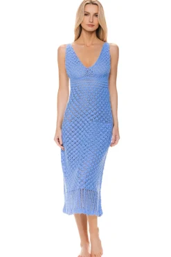 Claudia Crochet Midi Dress