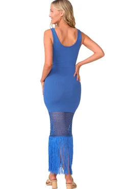 Claudia Fringe Maxi Dress