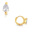 Colette Pear Huggie Hoop Earring