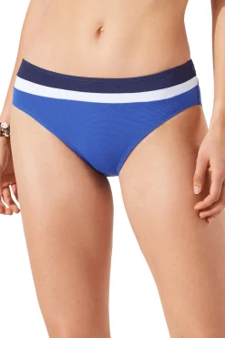 Colorblock Banded Hipster Bikini Bottom