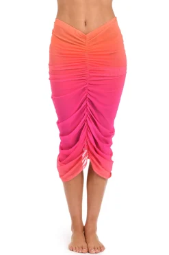 Convertible Midi Cover Up Skirt