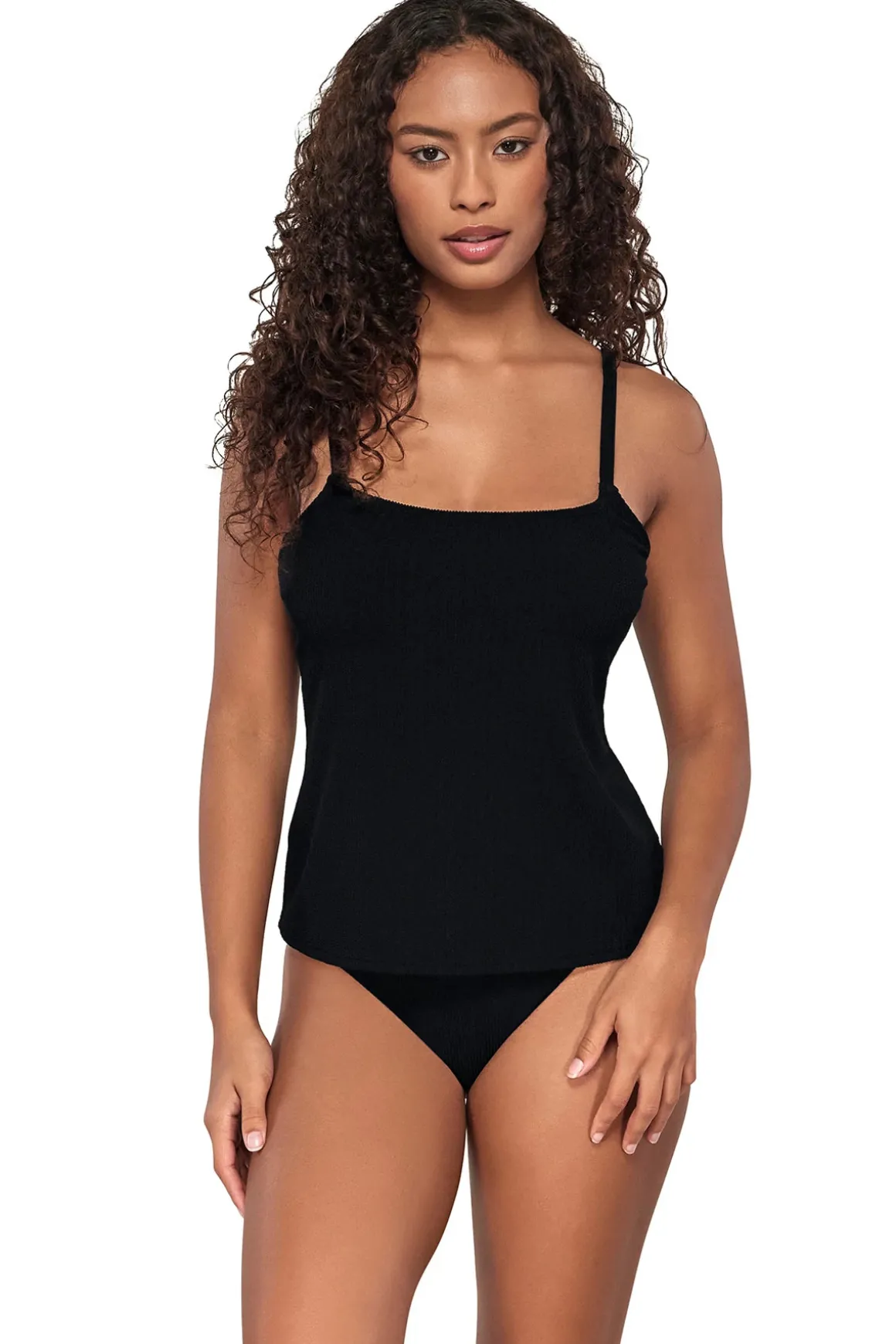 Coralie Convertible Strap Tankini Top (E-H Cup)