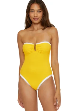 Courtside Bandeau One Piece Swimsuit
