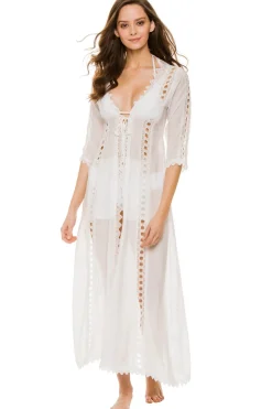 Crochet Long Cover Kimono