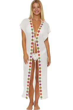 1969 Crochet Trim Kimono