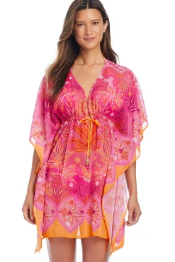 Desert Bloom Chiffon Caftan