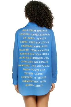 Destinations Oversized Shirt Dress