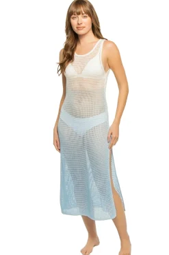 Dip Dye Crochet Midi Dress