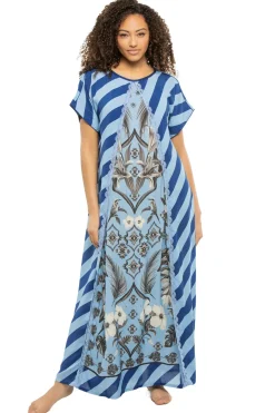Draped Maxi Caftan