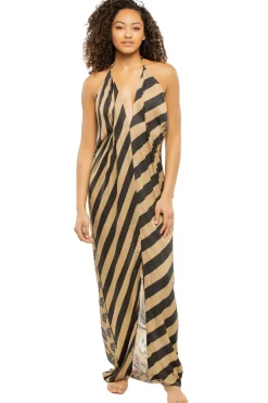 Draped Maxi Dress