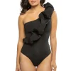 Elena Asymmetrical One Piece Swimsuit