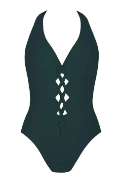 Eleni Halter One Piece Swimsuit