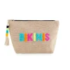 Embroidered Canvas Bikinis Pouch