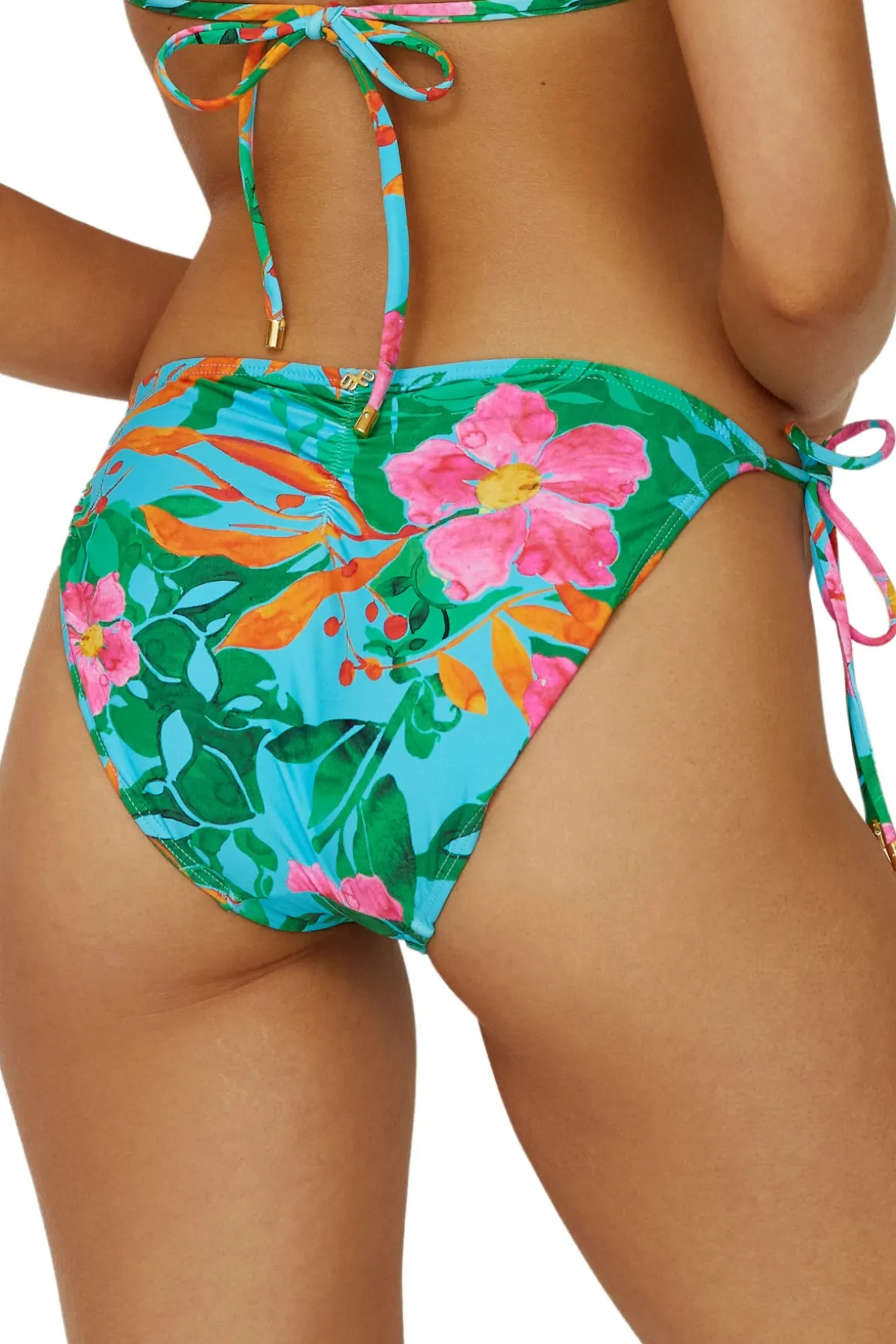 Embroidered Hipster Bikini Bottom