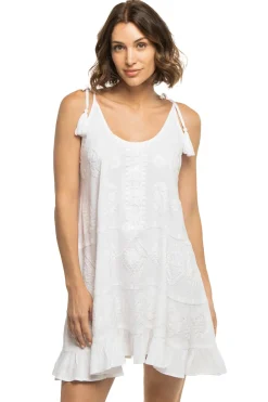 Embroidered Mini Dress