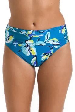 Fiji Tropics Banded High Waist Bikini Bottom