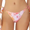 Flora Embroidered Tie Side Hipster Bikini Bottom