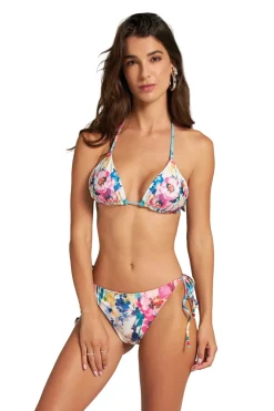 Floral Reversible Triangle Bikini Top