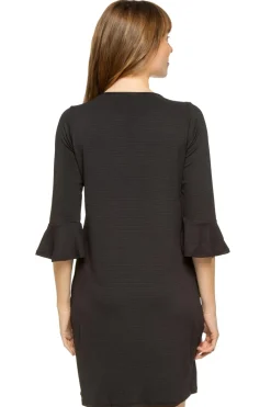 Flounce Sleeve Cover Up Dress