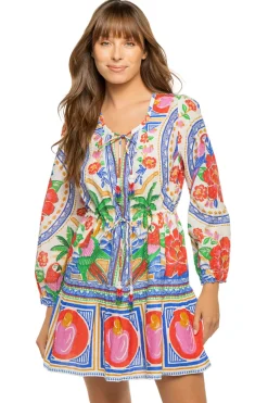 Flowers Beach Mini Dress
