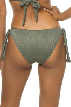 Frankie Textured Tie Side Hipster Bikini Bottom