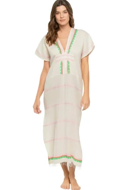 Gasira Plunge Caftan