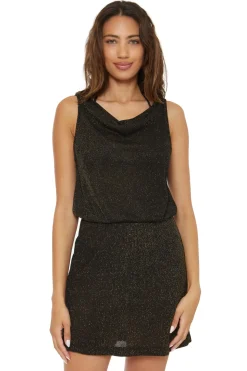 Gilded Reversible Mini Dress