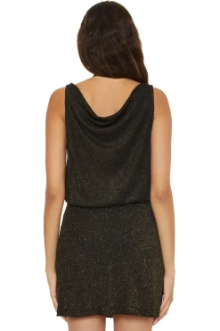 Gilded Reversible Mini Dress