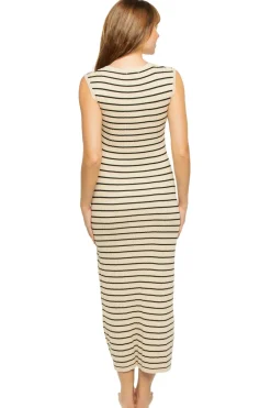 Gisele Stripe Midi Dress
