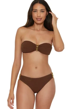 Glimmer Bandeau Bikini Top
