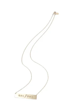 Grl Pwr Mer Bar Necklace