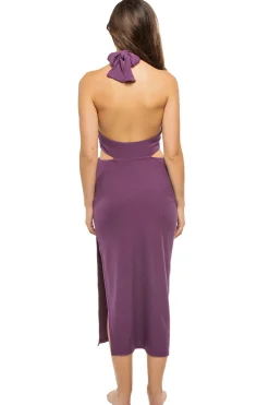Halter Cutout Maxi Dress