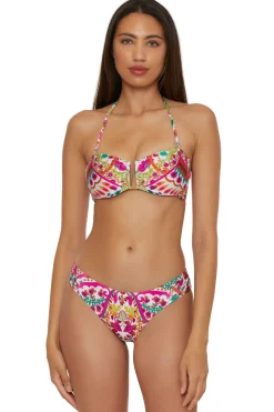 Hawaiian Garden Bandeau Bikini Top