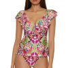 Hawaiian Garden Tankini Top