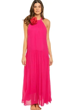 High Neck Maxi Dress