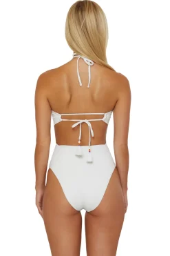 1969 High Neck One Piece Swimsuit