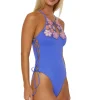 High Neck One Piece Swimsuit