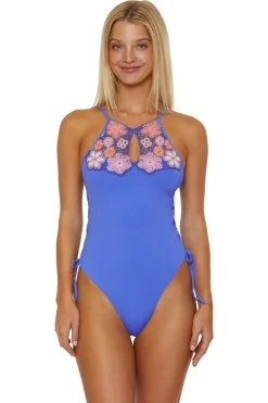 High Neck One Piece Swimsuit