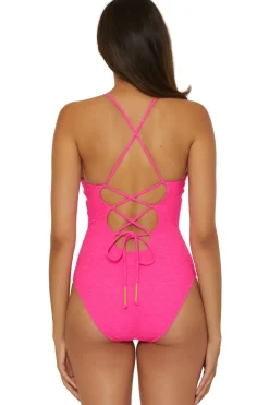 Indio Plunge One Piece Swimsuit