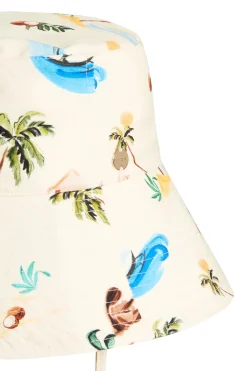 Isla Palm Bucket Hat