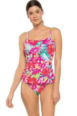Island Cays Fiesta Reversible Tankini Top