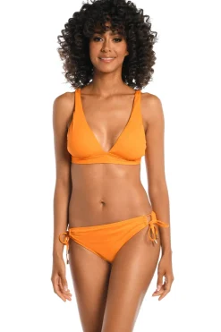 Island Goddess Tall Triangle Banded Bikini Top